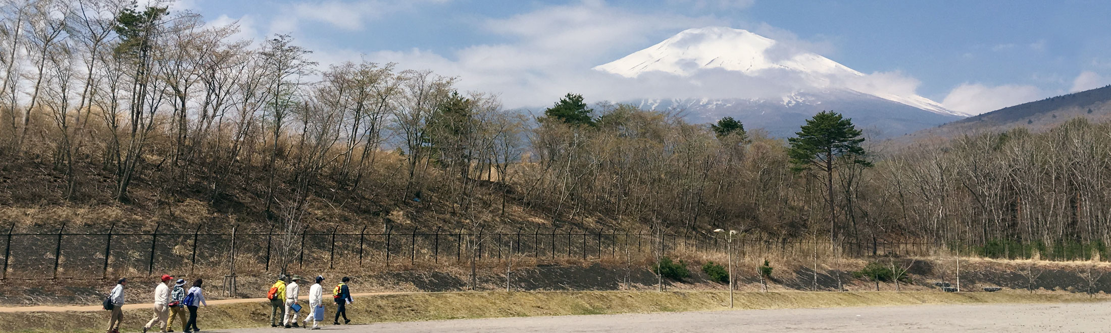 太陽生命クアオルト健康ウオーキングアワード 2018年 静岡県小山町 コース調査のようす
