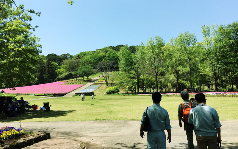 宮崎県延岡市 コース調査のようす